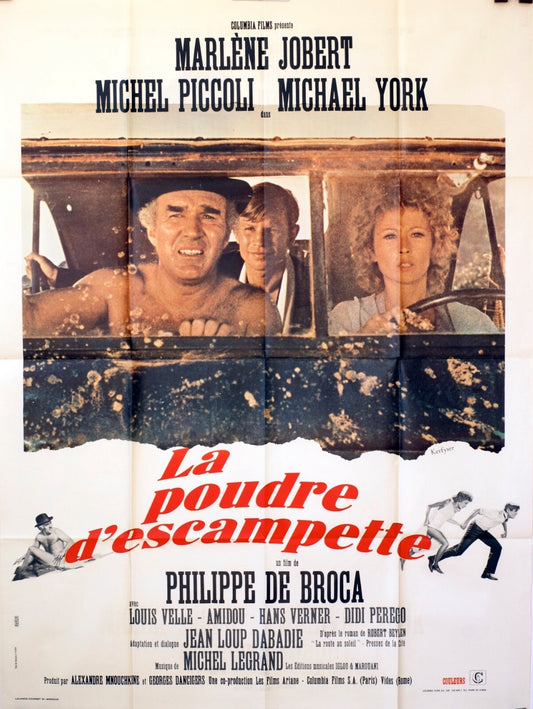 LA POUDRE D’ESCAMPETTE MOVIE POSTER ORIGINAL 120x160 MARLÈNE JOBERT