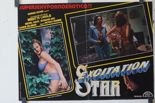 EXCITATION STAR movie poster ORIGINAL (64X47) Michel David , Bernard Hug