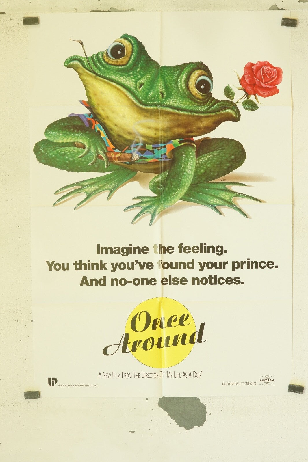 ONCE AROUND, Lasse Hallström 70x100 ORIGINAL MOVIE POSTER RICHARD DREYFUS,