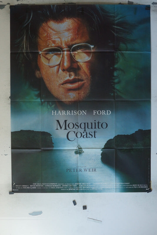 MOSQUITO COAST MOVIE POSTER ORIGINAL 120x160 HARRISON FORD