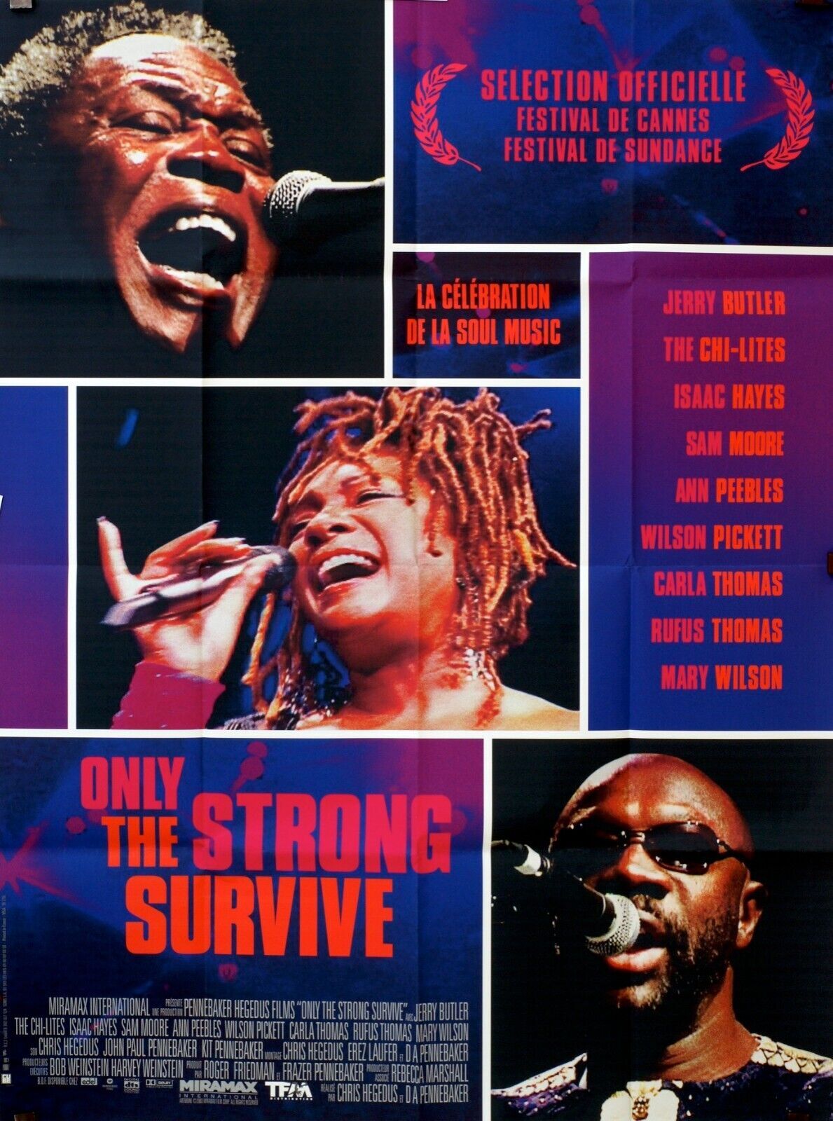 ONLY THE STRONG SURVIVE ORIGINAL MOVIE POSTER 120x160 ROCK HUDSON