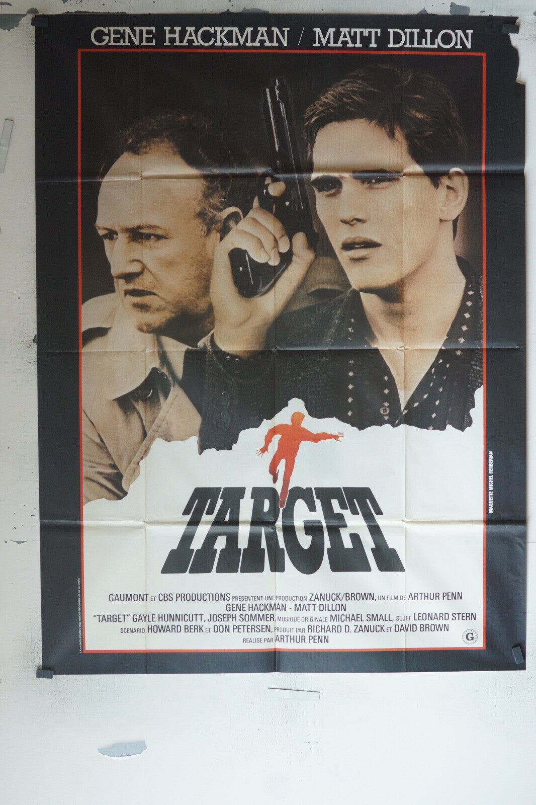 TARGET MOVIE POSTER ORIGINAL 120x160 GENE HACKMAN