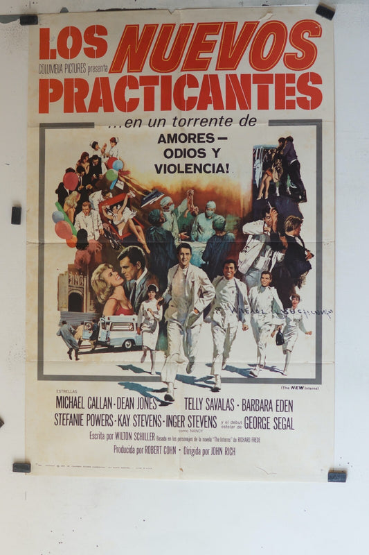 LOS NUEVOS LOS NUEVOS PRATICANTES (70X100) ORIGINAL MOVIE POSTER MICHAEL CALLAN