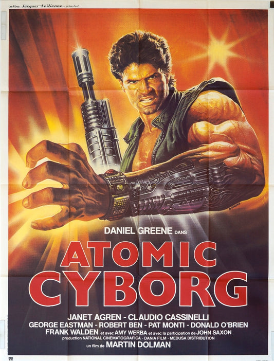 ATOMIC CYBORG JANET AGREN movie poster ORIGINAL 120x16