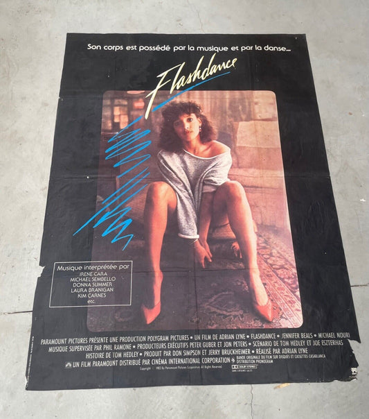 FLASHDANCE MOVIE POSTER ORIGINAL 120x160 JENNIFER BEALS