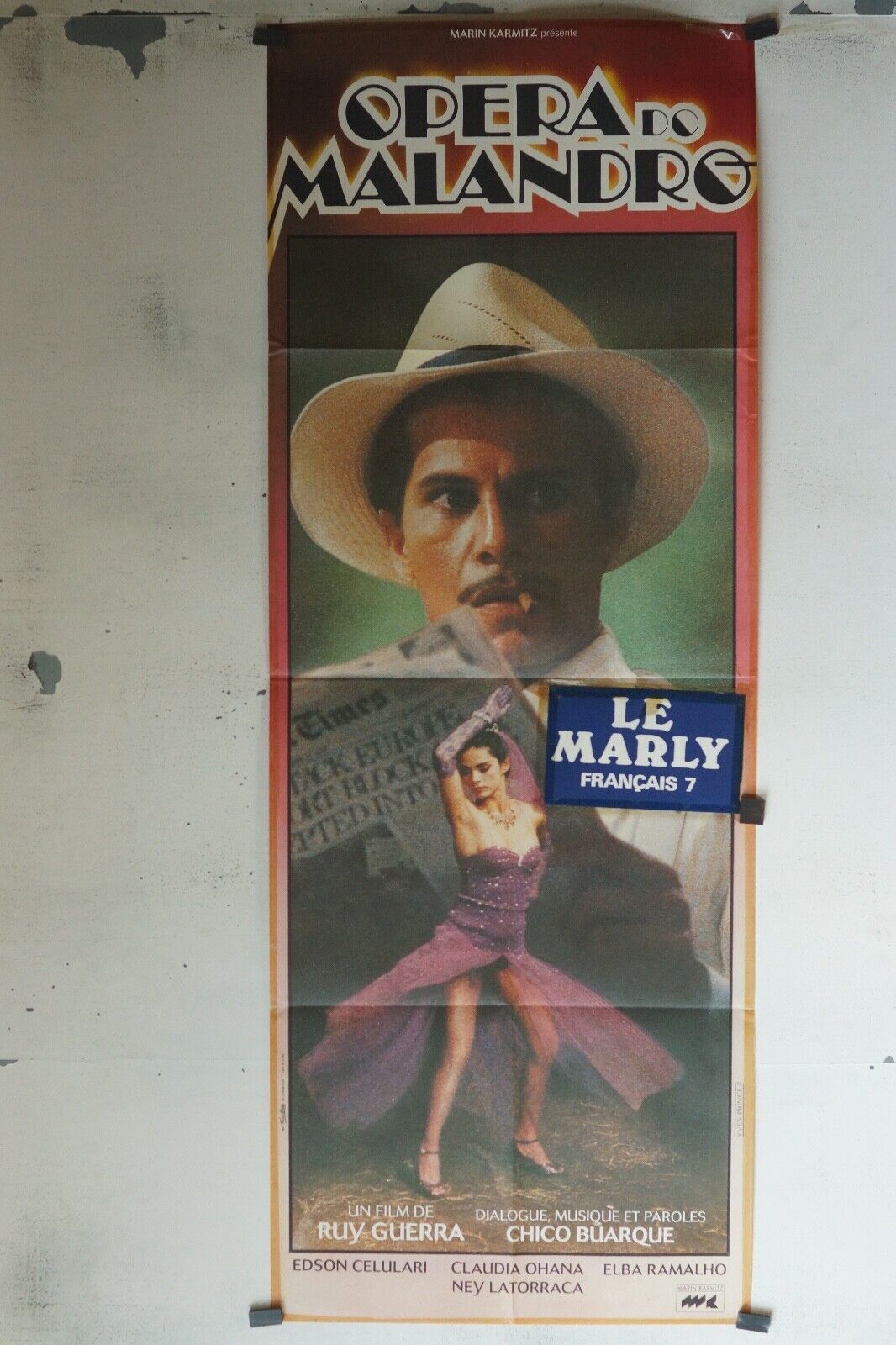 OPERA MALANDRO 60x160 ORIGINAL RUY GUERRA