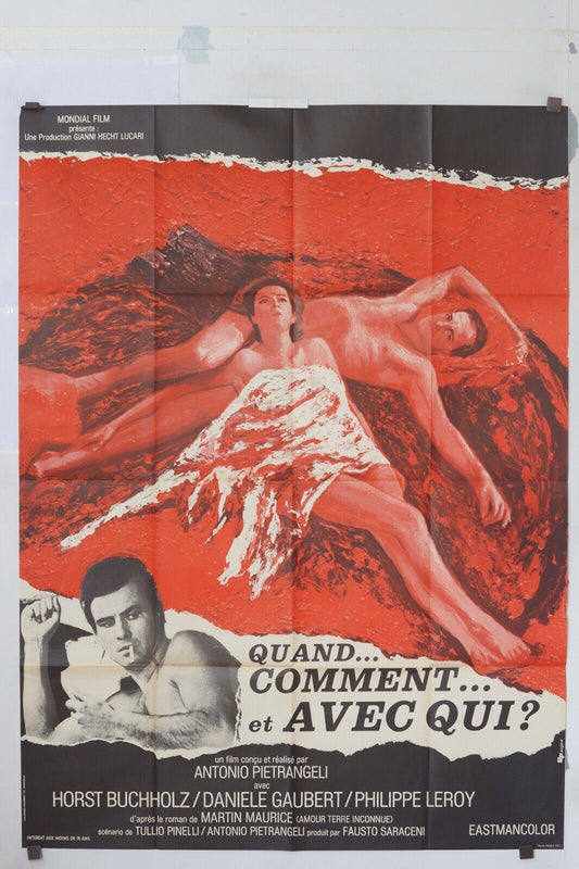 QUAND…COMMENT ET AVEC QUI ? MOVIE POSTER ORIGINAL 120x160 HORST BUCHHOLZ