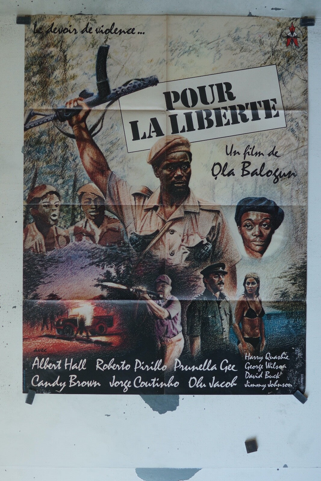 POUR LA LIBERTÉ (1971) MOVIE POSTER 120x160 ALBERT HALL – ROBERTO PIRILLO
