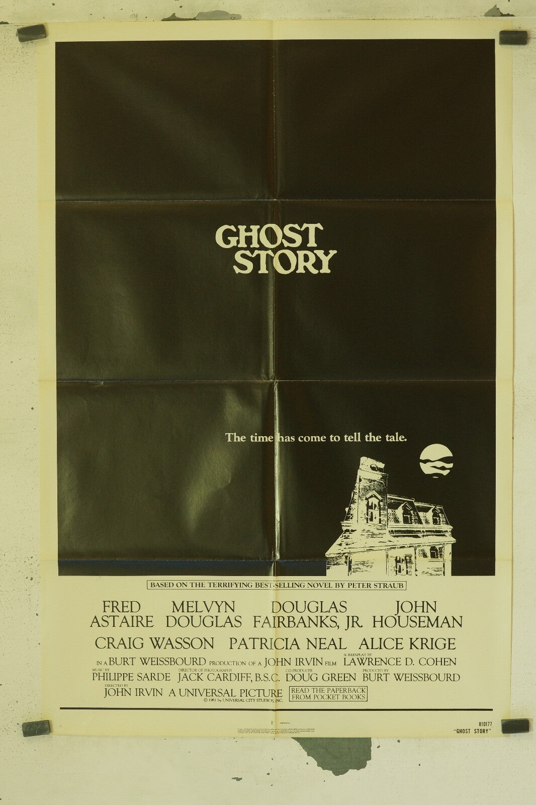 GHOST STORY (70X100) ORIGINAL MOVIE POSTER FRED ASTAIRE – MELVYN DOUGLAS