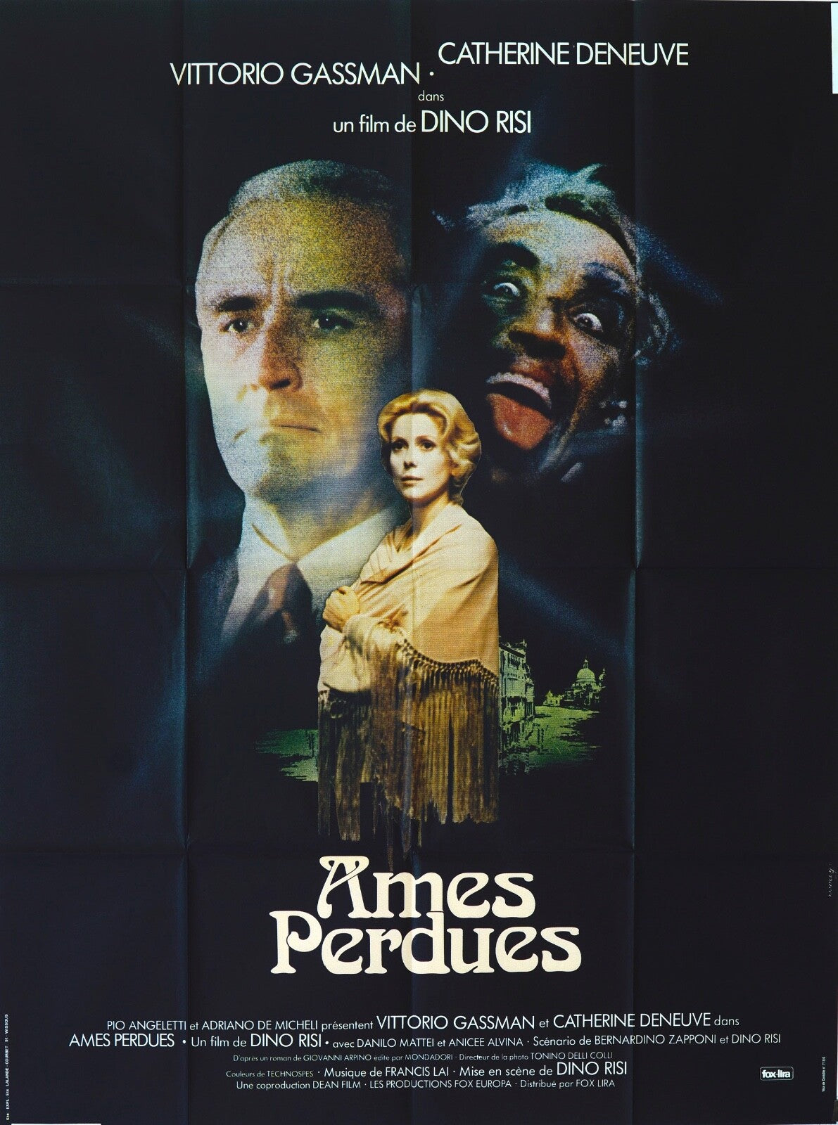 AMES PERDUES MOVIE POSTER ORIGINAL 120x160 VITTORIO GASSMAN