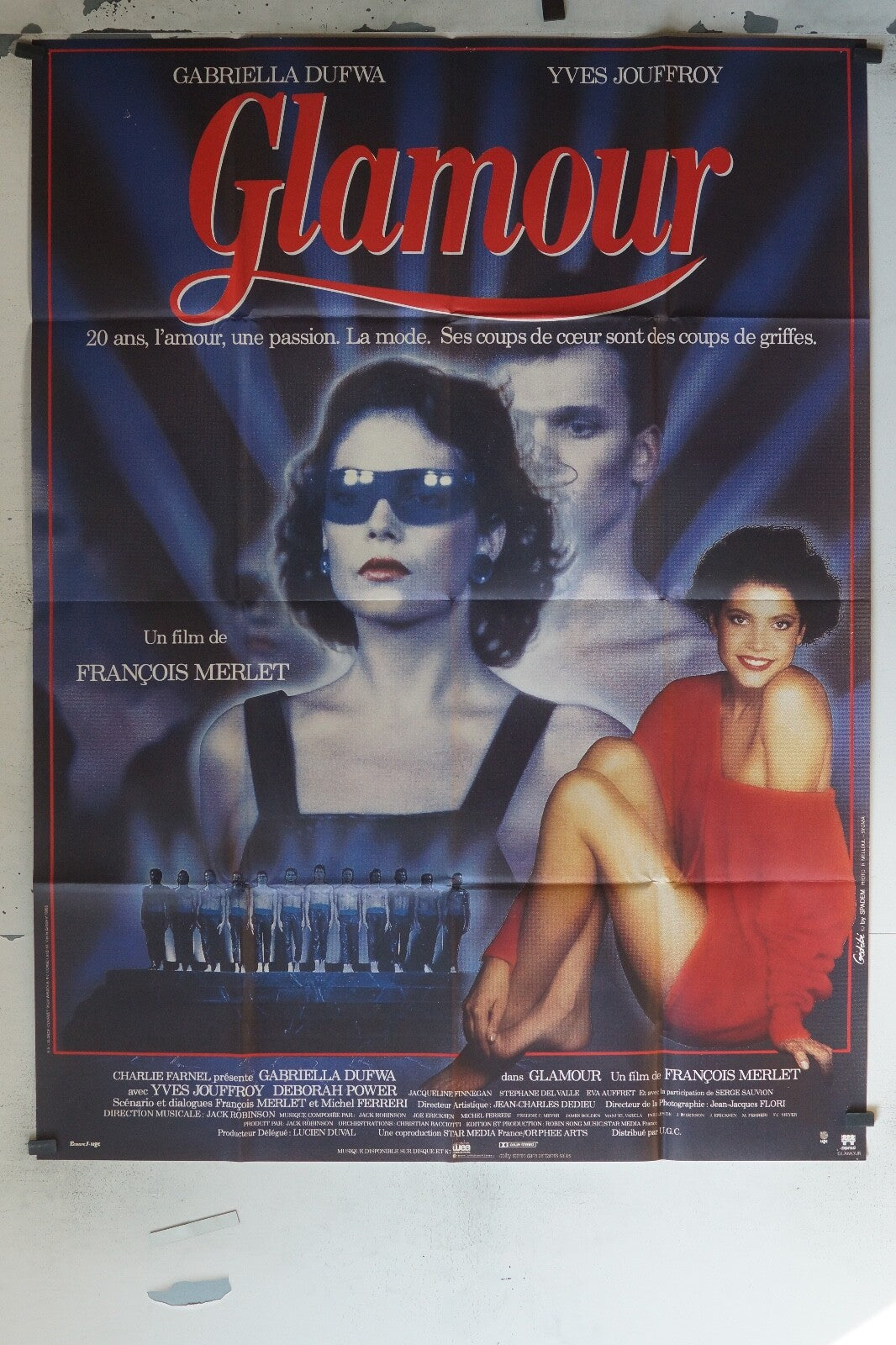 GLAMOUR MOVIE POSTER ORIGINAL 120x160 GABRIELA DUFWA