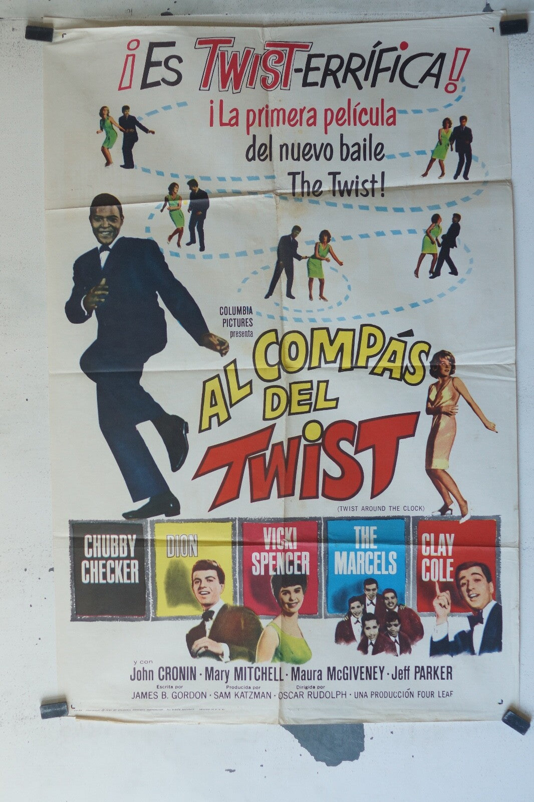 AL COMPAS DEL TWIST MOVIE POSTER 73x105 Dion , Vicki Spencer 