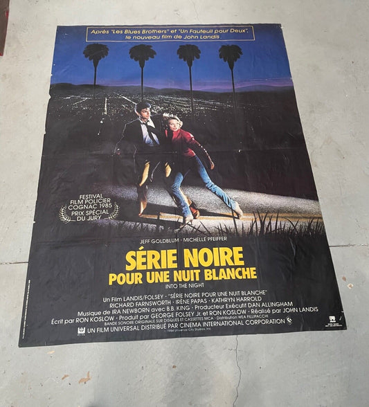 SÉRIE NOIRE POUR UNE NUIT BLANCHE MOVIE POSTER ORIGINAL 120x160 REBIN JEFF GOLDB