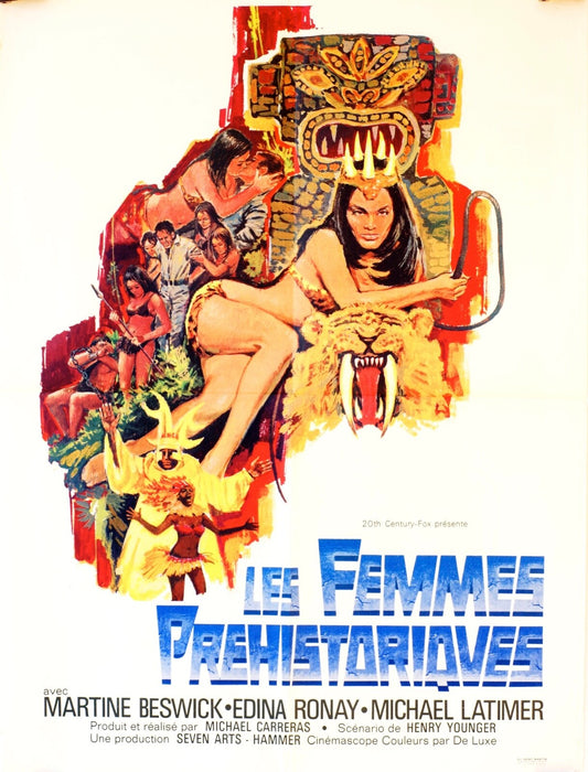 FEMMES PREHISTORIQUES (Prehistoric Women) Original Poster / Slave Girls