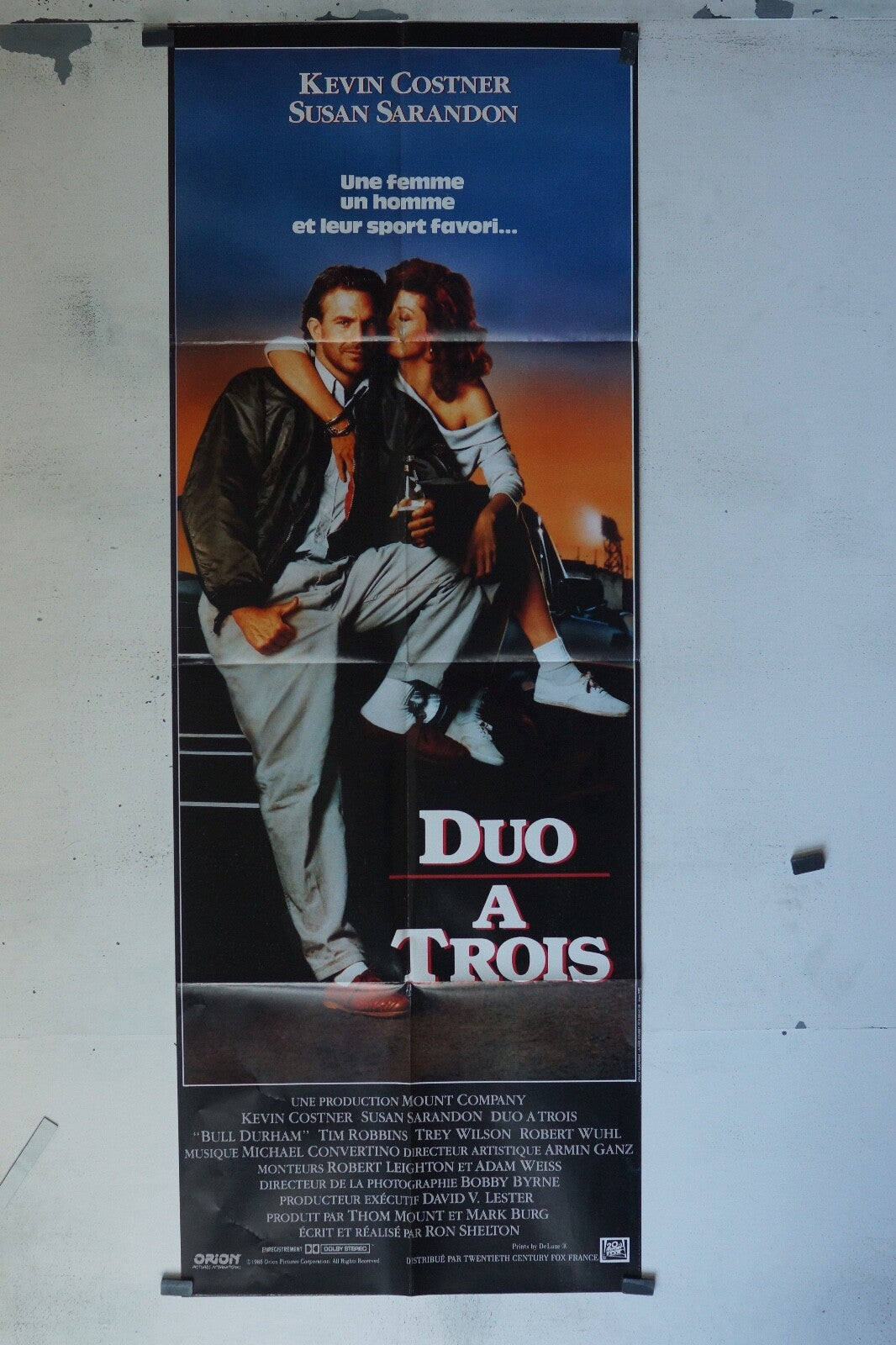 DUO A TROIS ORIGINAL POSTER (60X160) KEVINS COSTNER