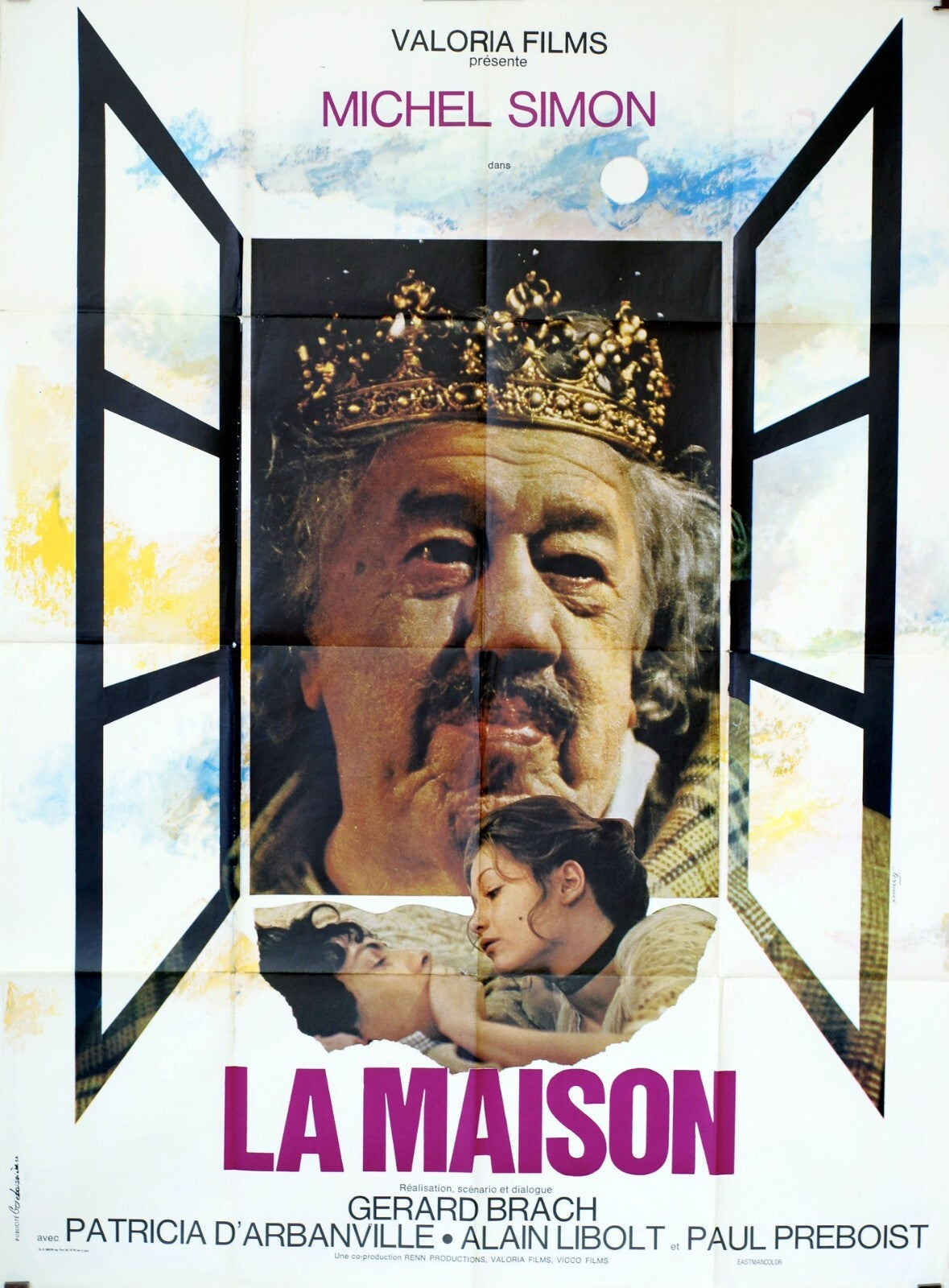 LA MAISON MOVIE POSTER ORIGINAL (120X160)  MICHEL SIMON