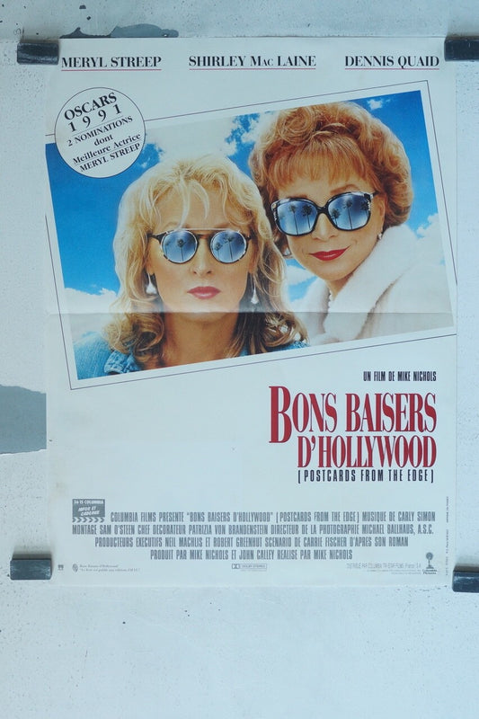 BONS BAISERS D’HOLLYWOOD ORIGINAL (40X60) MERYL STREEP – SHIRLEY MAC LAINE