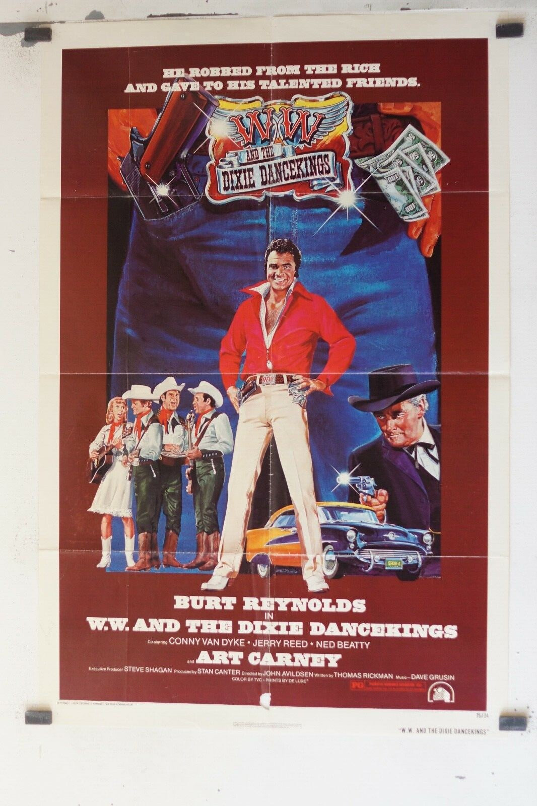 W.W. AND THE DIXIE DANCEKINGS movie poster ORIGINAL (69x103), John G. Avildsen 