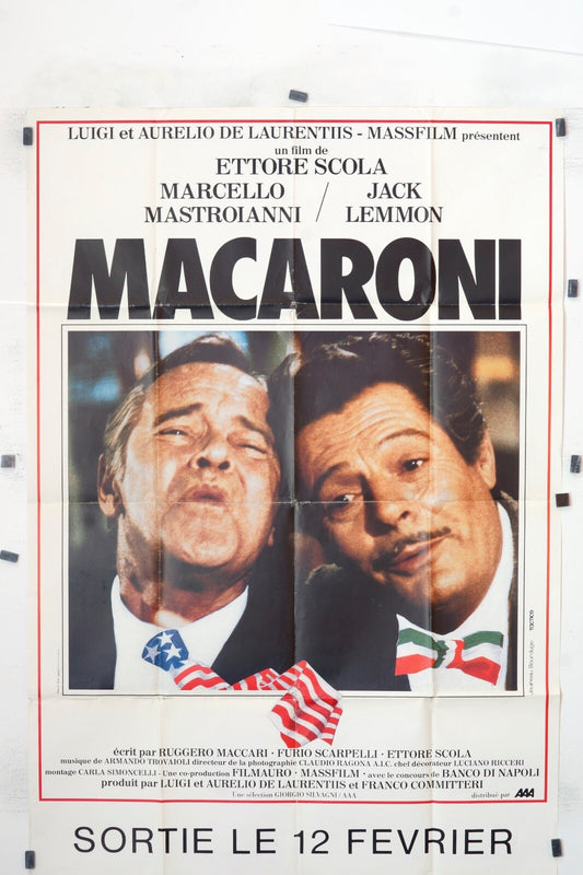 MACARONI MARCELLO MASTROIANNI ORIGINAL MOVIE POSTER 120x160