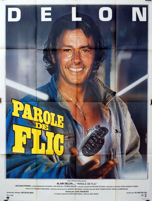 PAROLE DE FLIC MOVIE POSTER ORIGINAL (120X160) ALAIN DELON