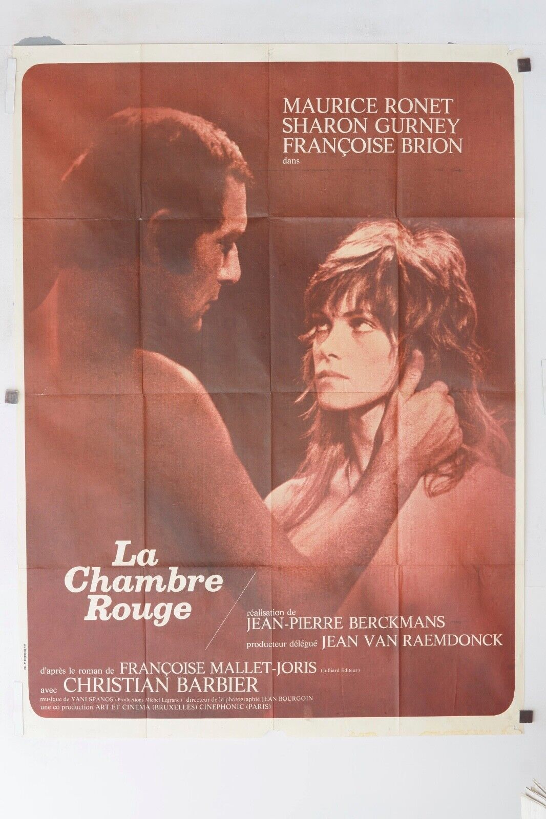 LA CHAMBRE ROUGE ORIGINAL MOVIE POSTER 120x160 MAURICE RONET