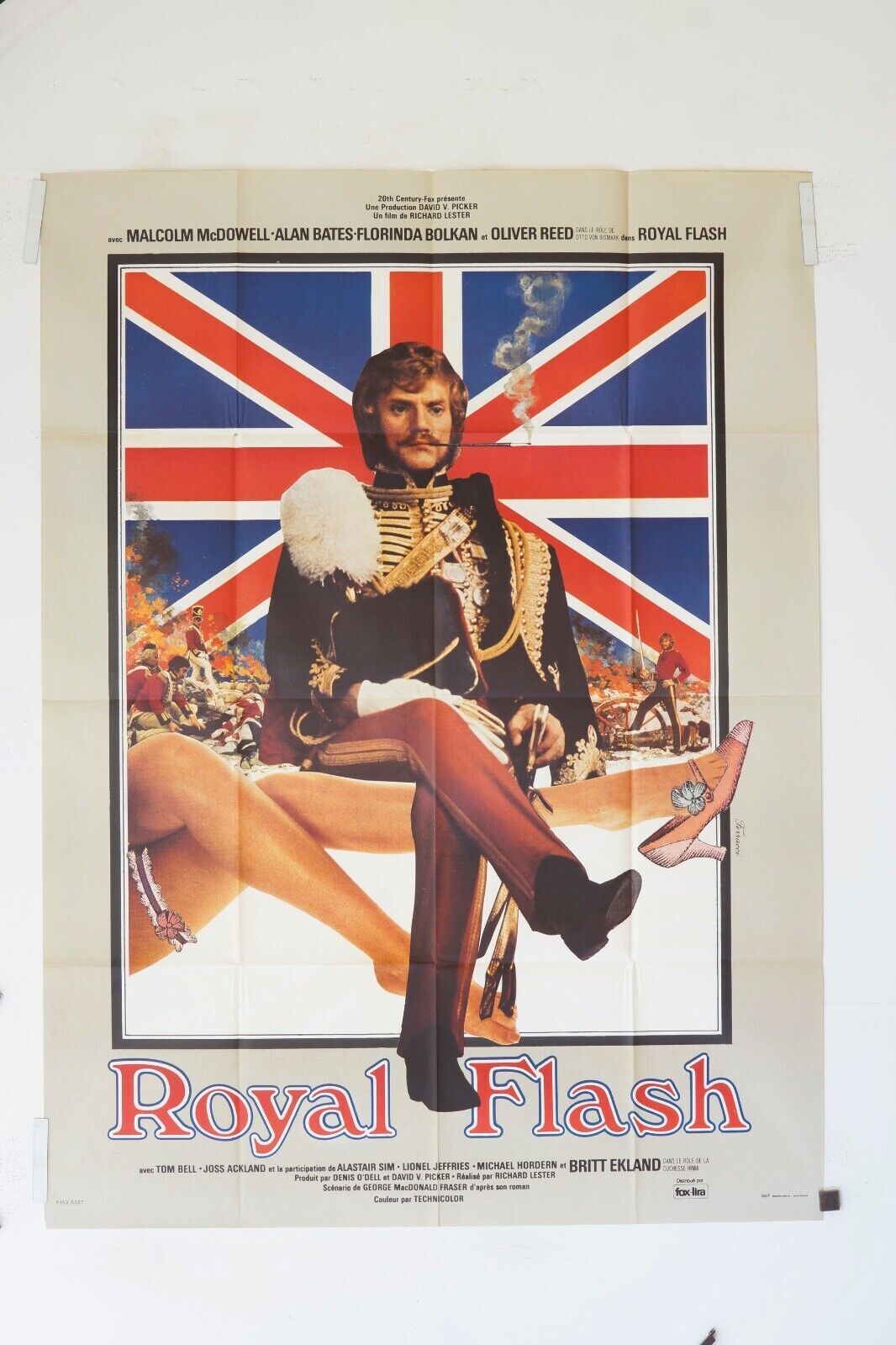 ROYAL FLASH ORIGINAL MOVIE POSTER 120x160 BEN GAZZARA