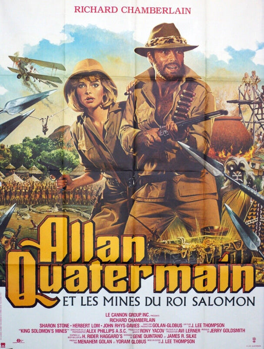 ALLAN QUATERMAIN ET LES MINES DU ROI SALOMON ORIGINAL 120x160RICHARD CHAMBERLAIN