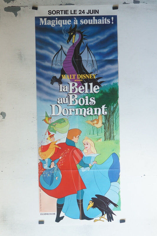 LA BELLE AU BOIS DORMANT MOVIE POSTER ORIGINAL 60x160 WALT DISNEY