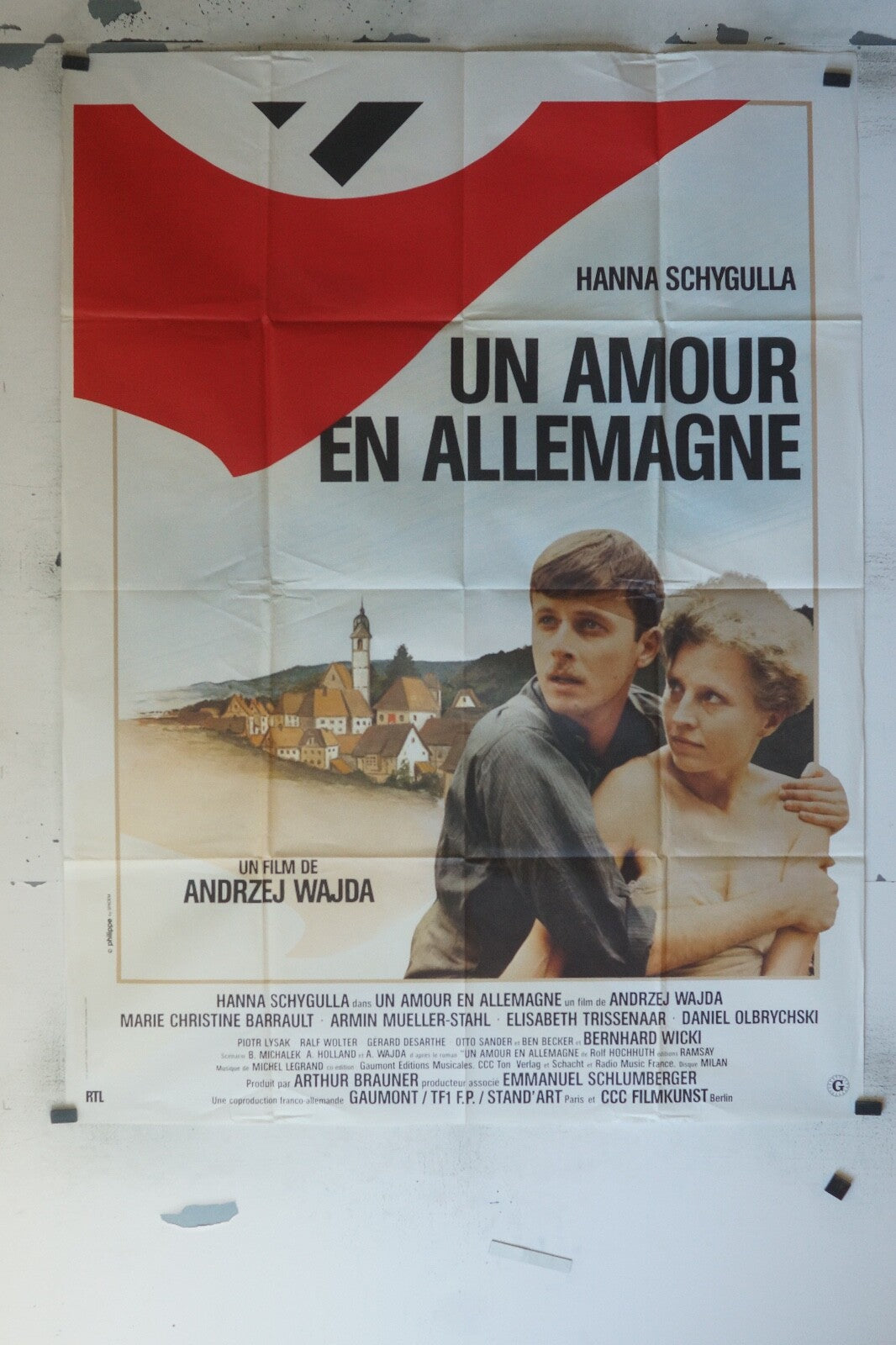 UN AMOUR EN ALLEMAGNE MOVIE POSTER ORIGINAL 120x160 MARIE CHRISTINE BARRAULT