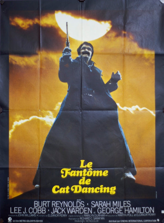 LE FANTÔME DE CAT DANCING BURT REYNOLDS MOVIE POSTER ORIGINAL 120x160