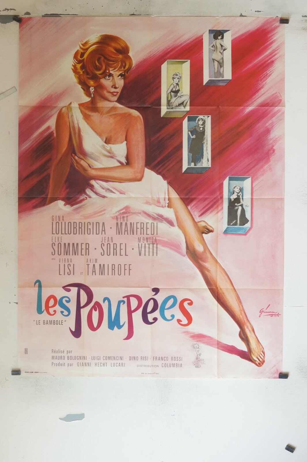 LES POUPÉES ORIGINAL 120x160 GINA LOLLOBRIGIDA – NINO MAFREDI