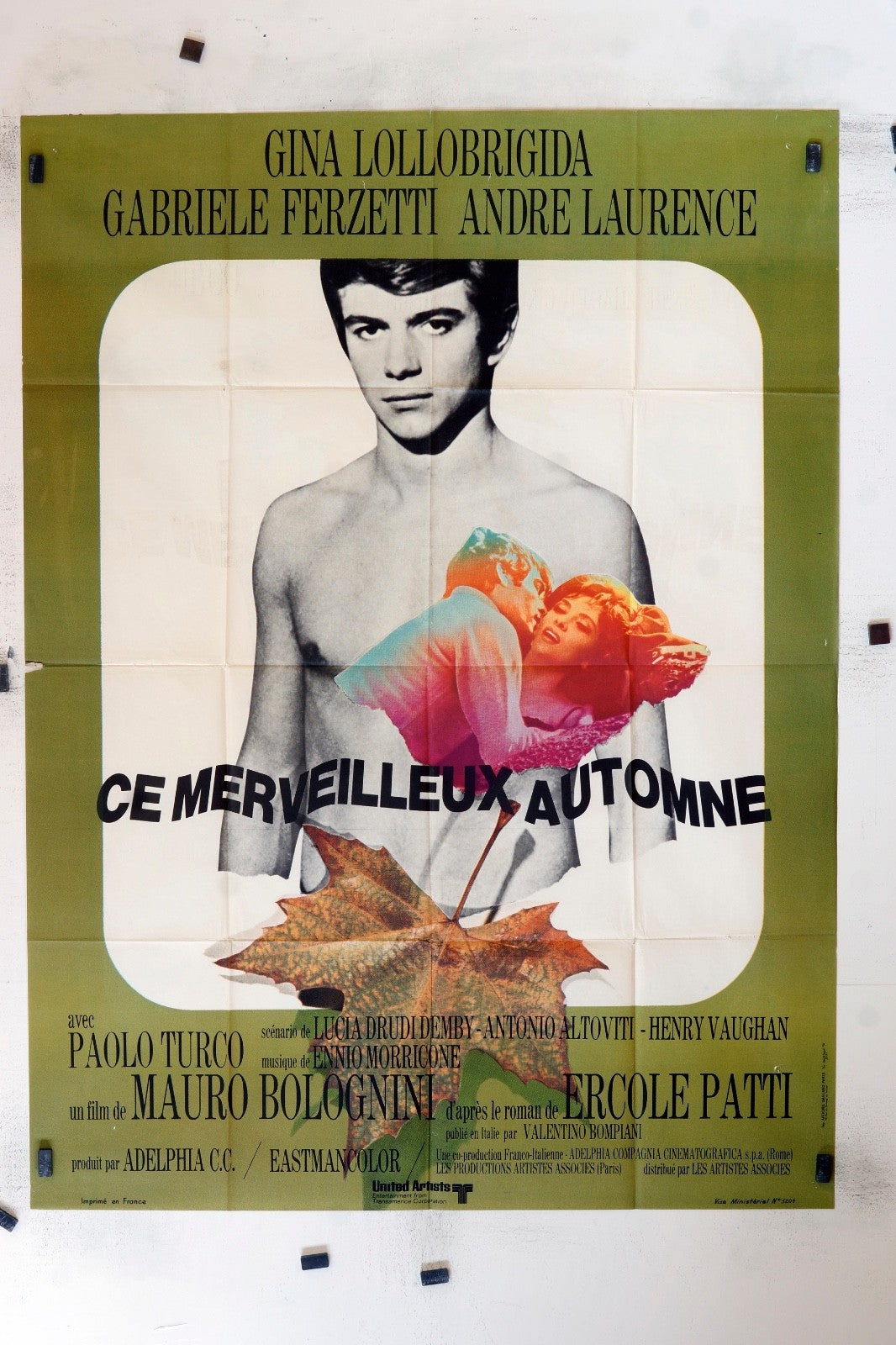 CE MERVEILLEUX AUTOMNE  GINA LOLLOBRIGIDA POSTER ORIGINAL 120x160