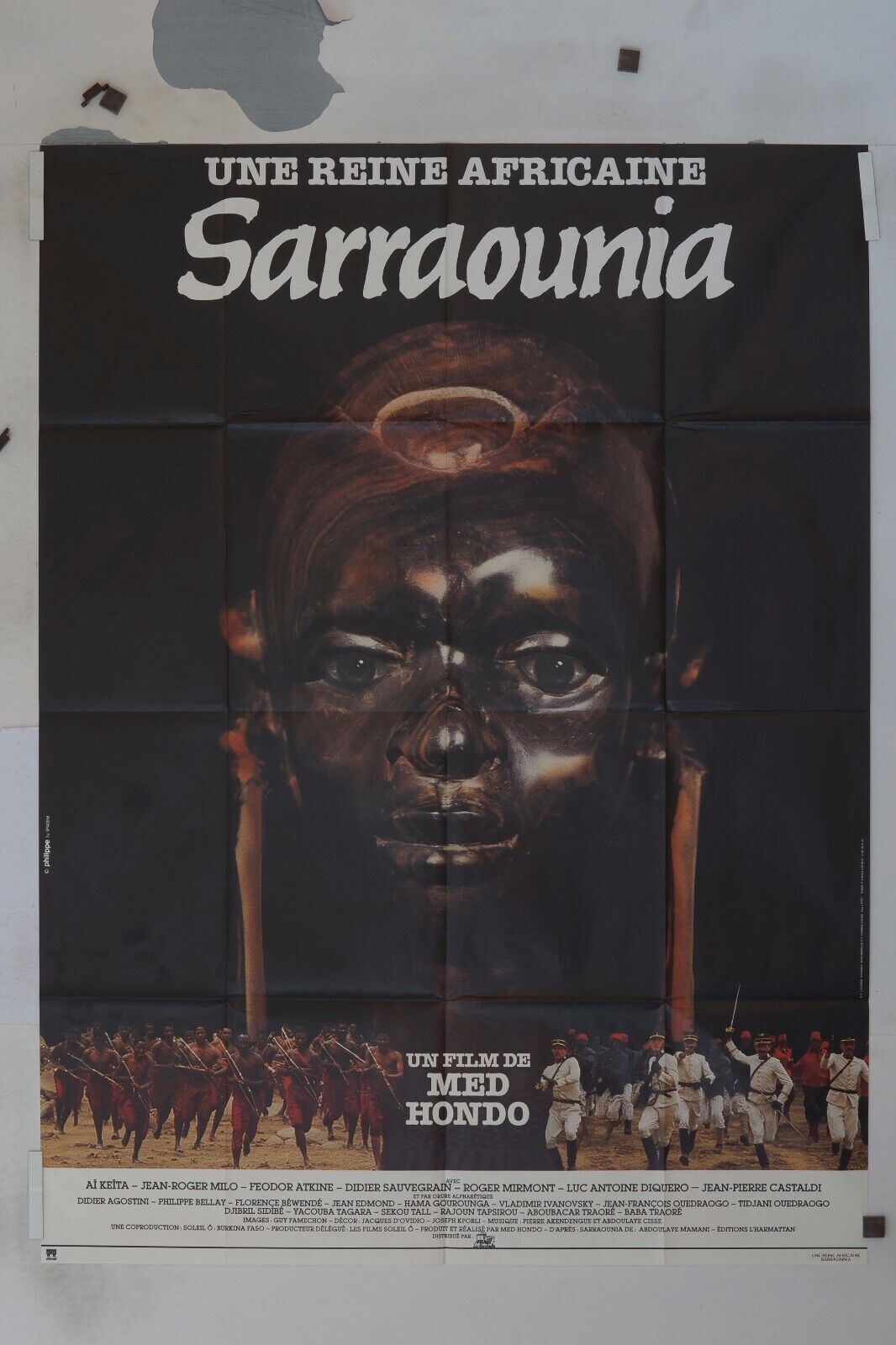SARRAOUNIA MOVIE POSTER ORIGINAL 120x160 MARGARETHE VON TROTTA
