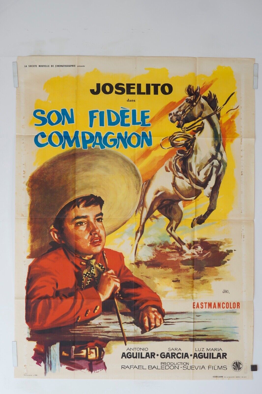 SON FIDÈLE COMPAGNON MOVIE POSTER ORIGINAL 120x160 JOSELITO