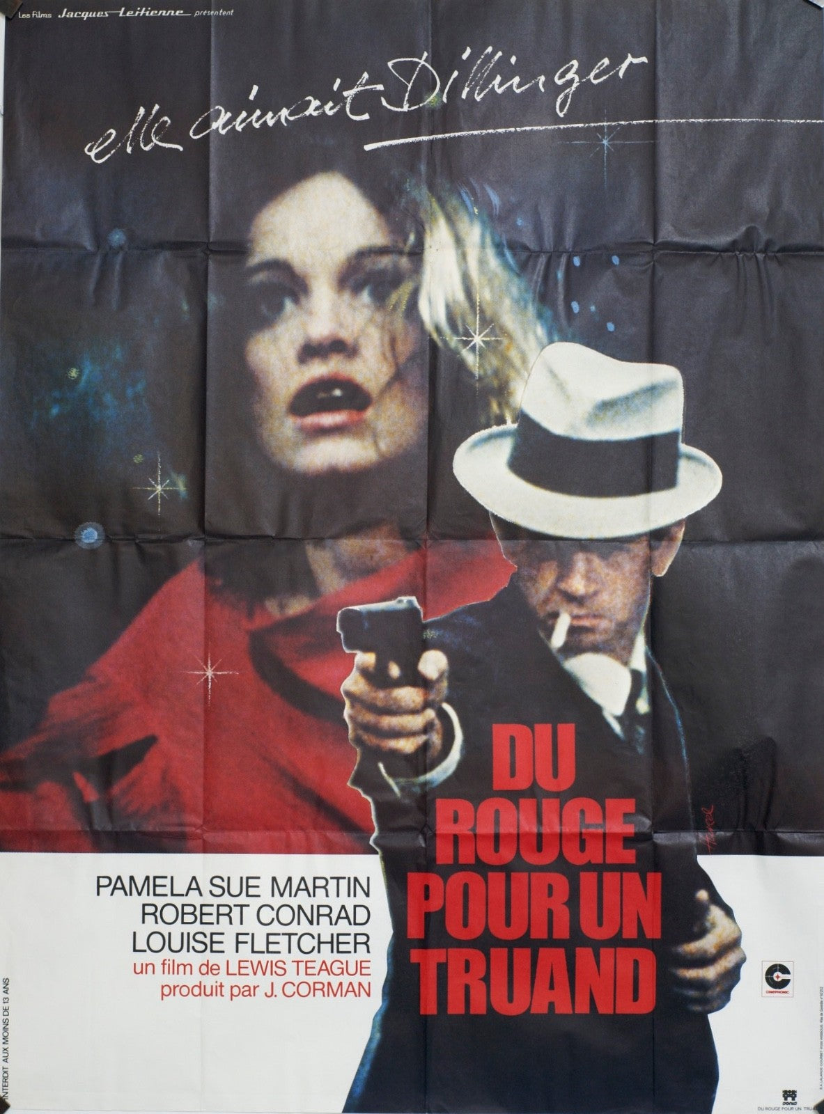 UN ROUGE POUR UN TRUAND PAMELA SUE MARTIN movie poster ORIGINAL 120x160