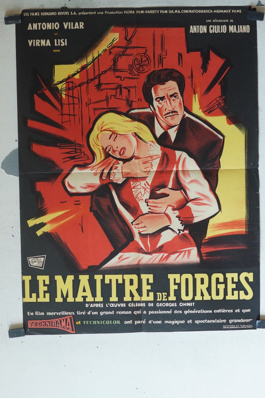 MAITRE DE FORGES (LE) MOVIE POSTER (60x80) Antonio Vilar , Virna Lisi