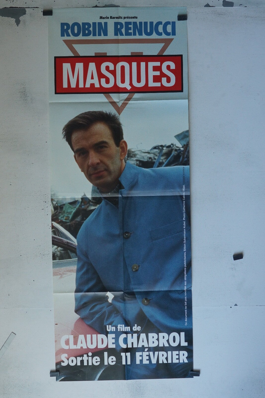 MASQUES ORIGINAL POSTER (60X160) CLAUDE CHABROL