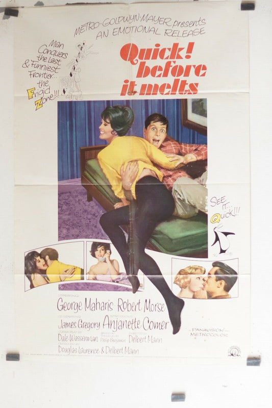 QUICK ! BEFORE IT MELTS, MOVIE POSTER ORIGINAL (69x103), Delbert Mann 