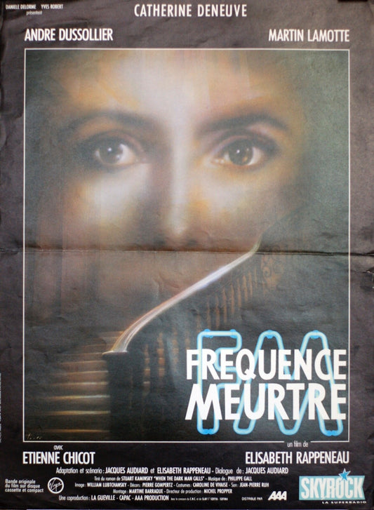 FREQUENCE MEUTRE (POSTER ORIGINAL) 40x60 Elisabeth Rappeneau 