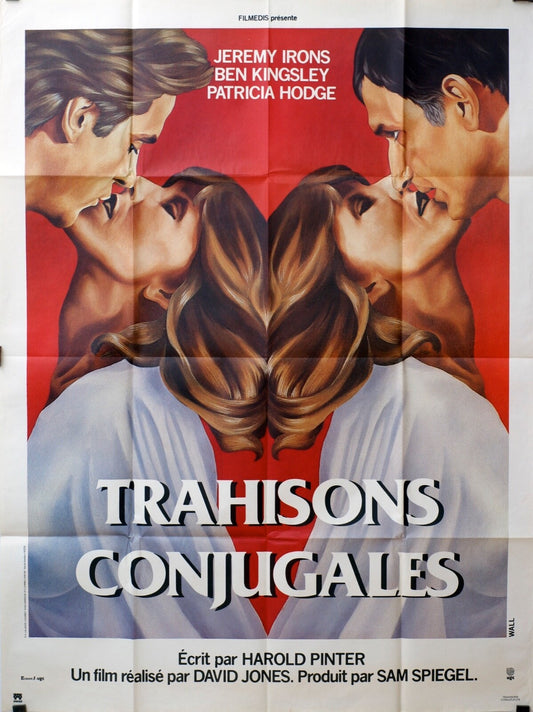 TRAHISONS CONJUGALES MOVIE POSTER ORIGINAL 120x160 JEREMY IRONS