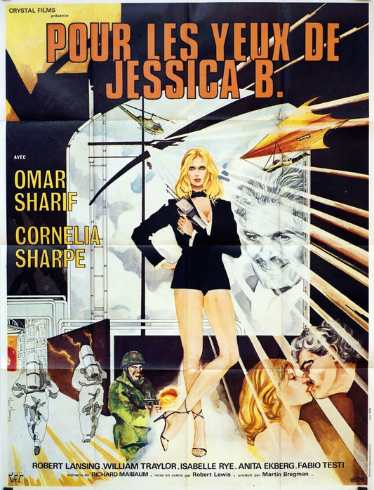 POUR LES YEUX DE JESSICA B. ORIGINAL MOVIE POSTER 120x160 ANITA EKBERG