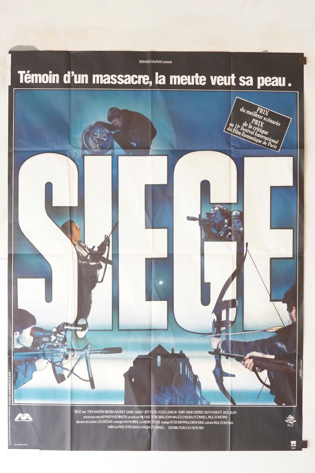 SIÈGE MOVIE POSTER ORIGINAL 120x160 TOM NARDINI