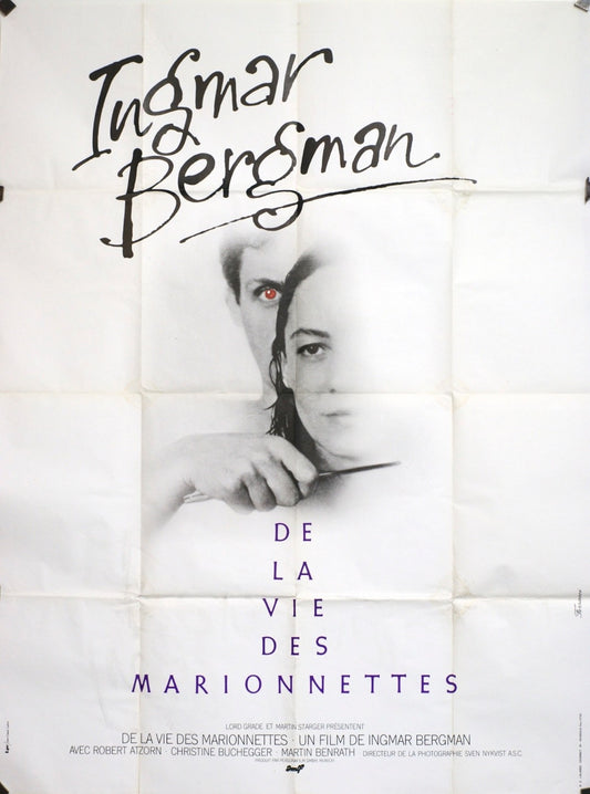 DE LA VIE DES MARIONNETTES INGMAR BERGMAN movie poster ORIGINAL 120x160