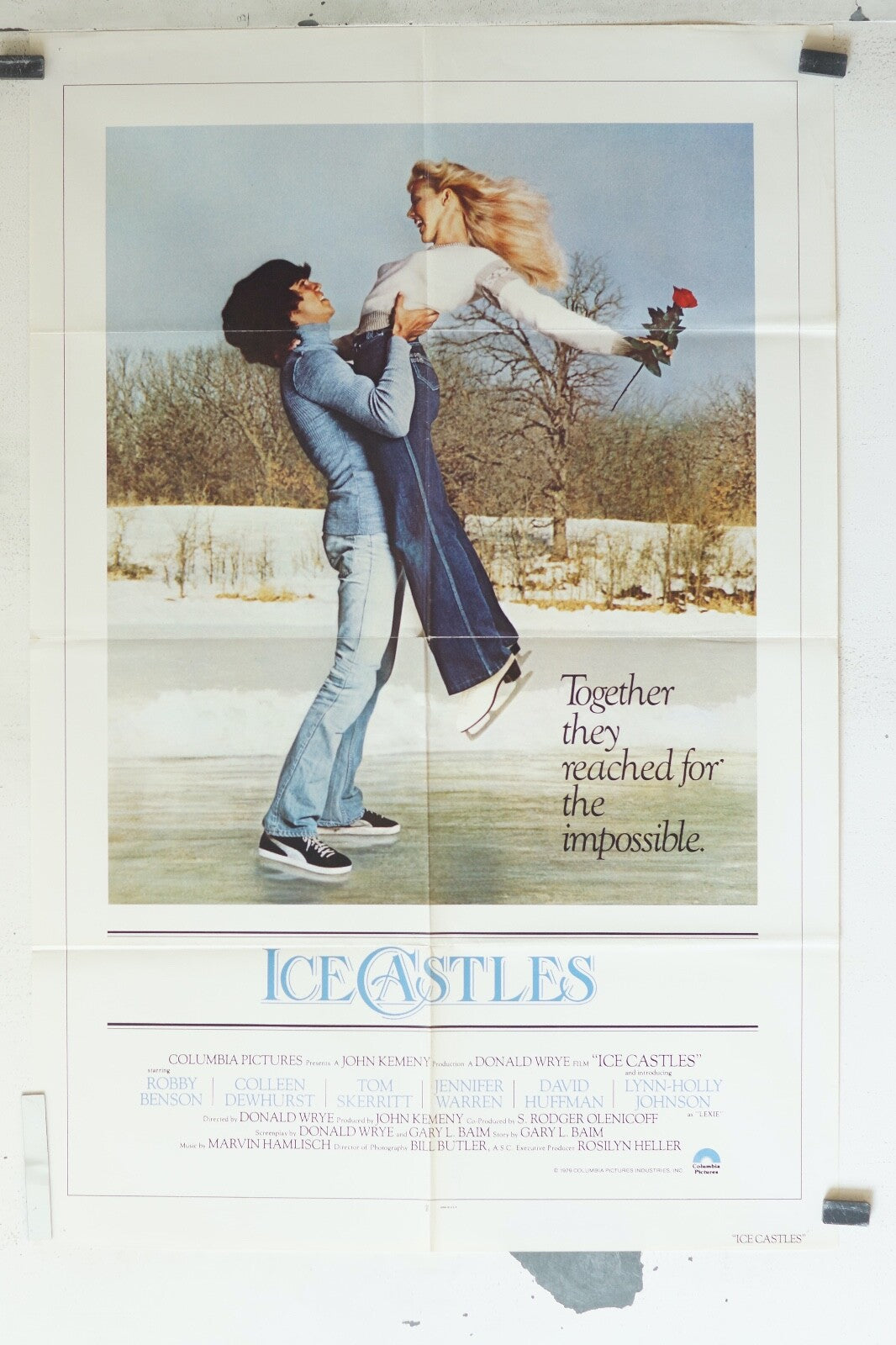ICE CASTLE (1978)- Château de rêve 80x100 Robby Benson, Lynn-Holly Johnson