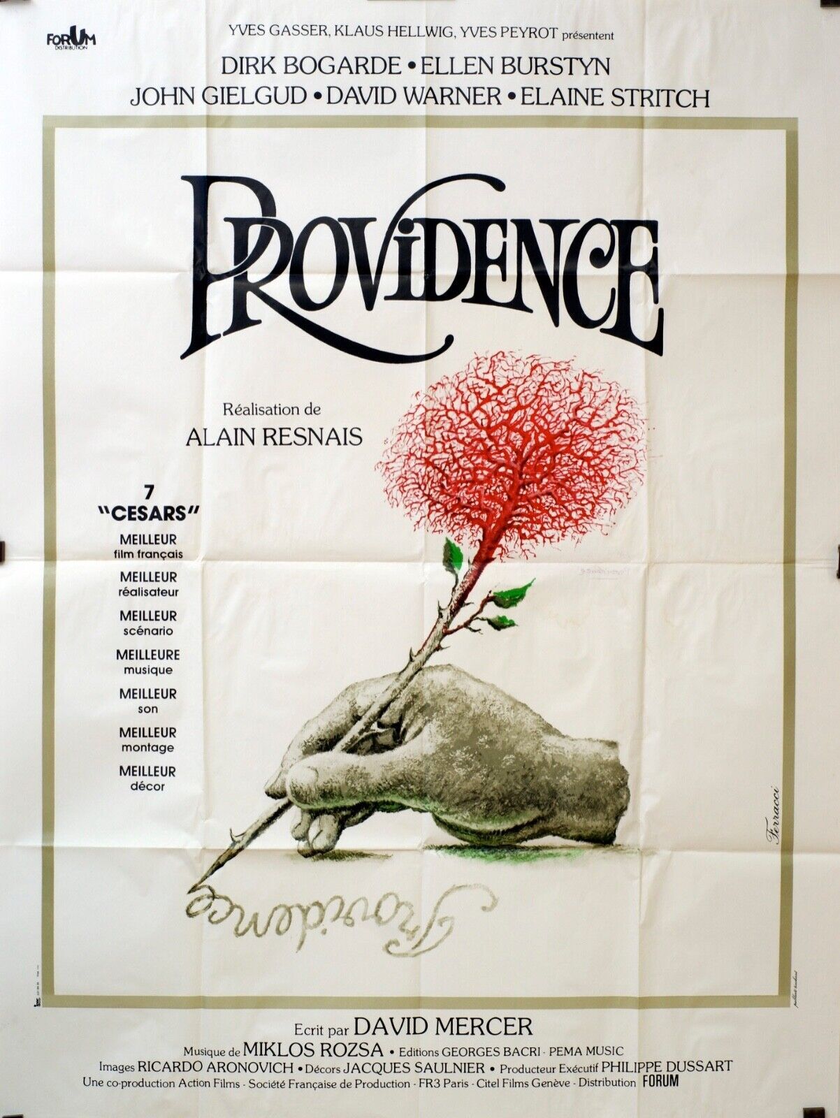 PROVIDENCE MOVIE POSTER ORIGINAL 120x160 HEINZ WEISS