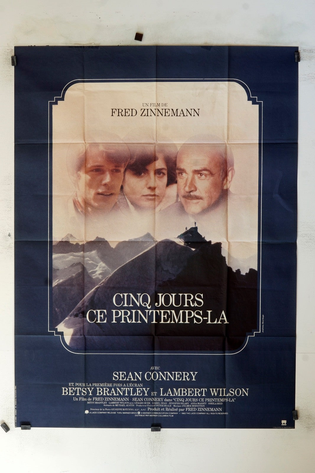 CINQ JOURS CE PRINTEMPS LÀ  MOVIE POSTER ORIGINAL, 120X160