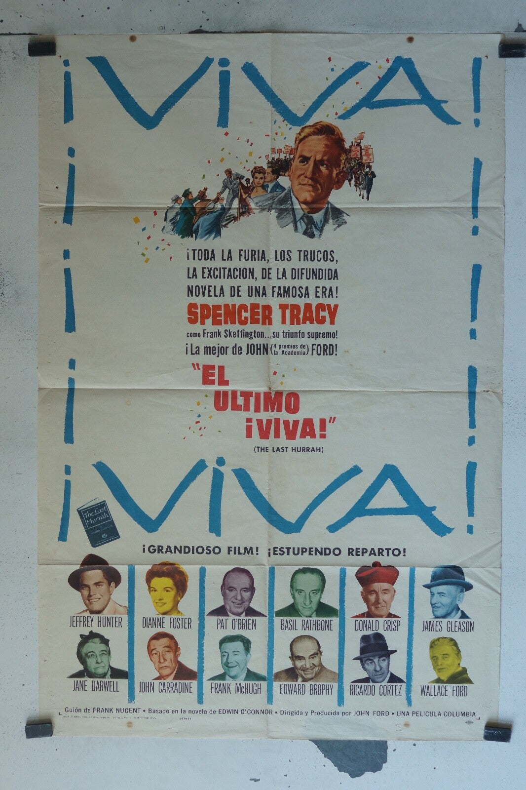 EL ULTIMO VIVA ! (1969) ORIGINAL MOVIE POSTER 70x100 JEFFREY HUNTER DIANNE