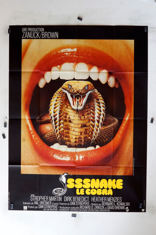 SSSNAKE LE COBRA STROPHER MARTIN MOVIE POSTER ORIGINAL 120x160