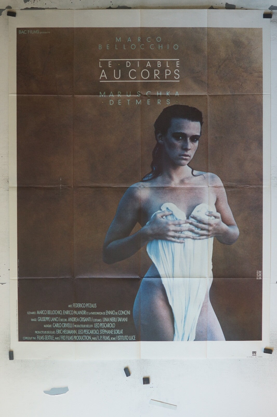 LE DIABLE AU CORPS MOVIE POSTER ORIGINAL 120x160 MARCO BELLOCHIO