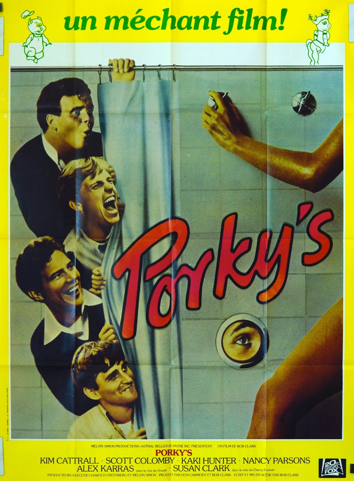 PORKY’S MOVIE POSTER ORIGINAL 120x160 KIM CATTRALL
